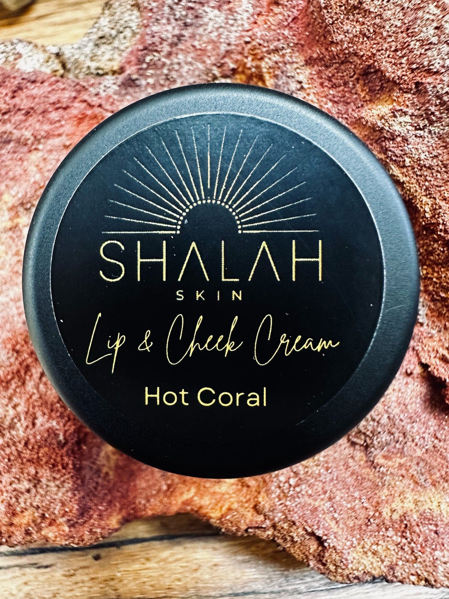 Shalah Skin - Lip and Cheek Cream - Hot Coral